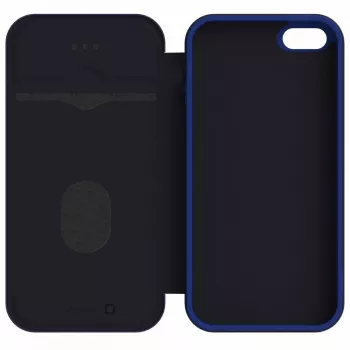 Evelatus Book Case, skirtas Xiaomi Redmi 8A, tamsiai mėlyna, PU oda, magnetinis užsegimas, kortelių kišenės, stovas