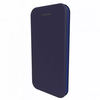 Evelatus Book Case, skirtas Xiaomi Redmi Note 8 / Redmi Note 8 2021, tamsiai mėlyna, PU oda, dėklas su kortelių kišenėmis ir stovu