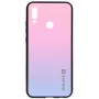 Evelatus Huawei P Smart 2019 Gradient Glass Case 2 Bubble Gum