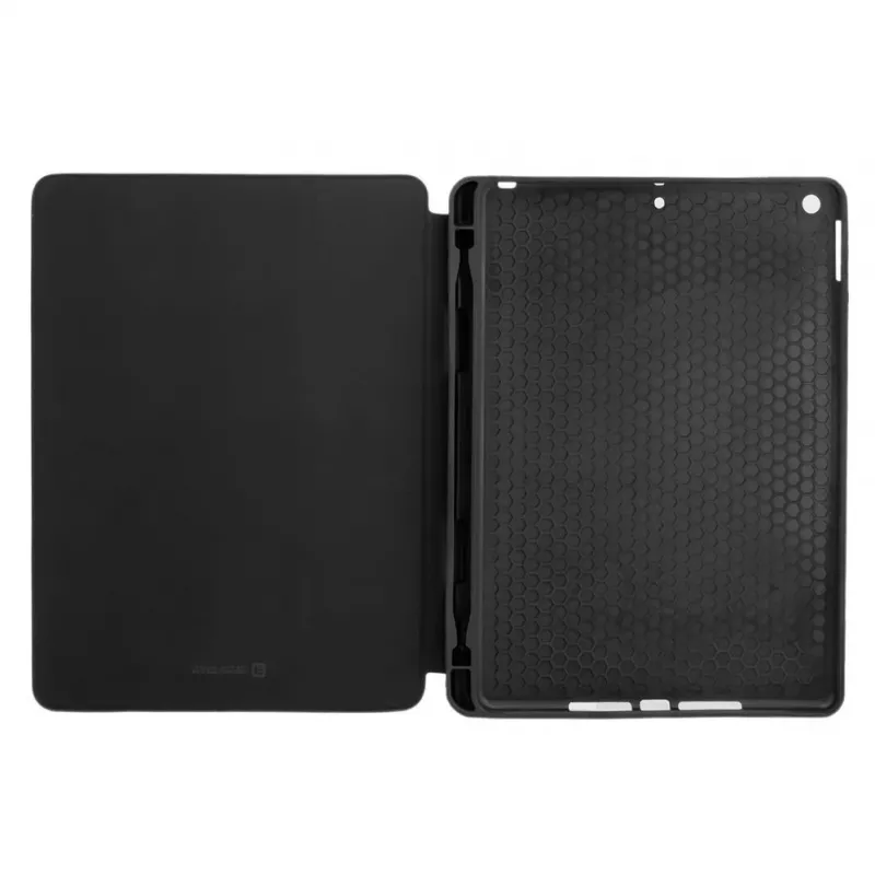 Evelatus iPad 10.2 Tablet Case with Imitate Microfiber Inside Black
