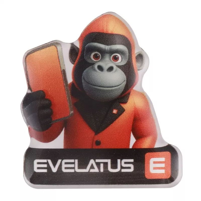 Evelatus iPhone 18 Pro Max Flip Glass Magic Easy Install Box ekrano apsauginis stiklas, juodas