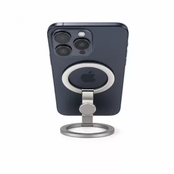 Evelatus Magnetic Phone Metal Ring Holder Sidabrinis
