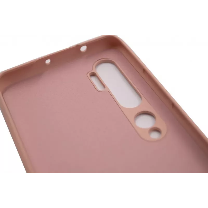 Evelatus Nano Silicone Case, skirta Xiaomi Mi Note 10 / Mi Note 10 Pro – minkštas lietimui TPU, šviesiai rožinė