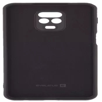 Evelatus Nano Silicone Soft Touch TPU Dėklas, skirtas Xiaomi Redmi Note 9 Pro / Redmi Note 9S - Juodas