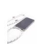 Evelatus Samsung A50 dėklas su virvute White Stripes Skaidrus