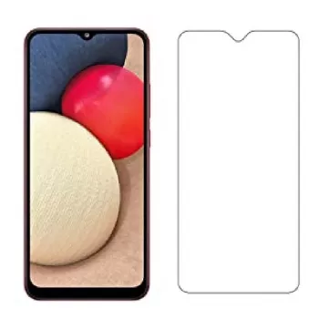 Evelatus Samsung Galaxy A02s 0.33mm Flat Clear Tempered Glass Screen Protector with Japan Glue Anti-Static
