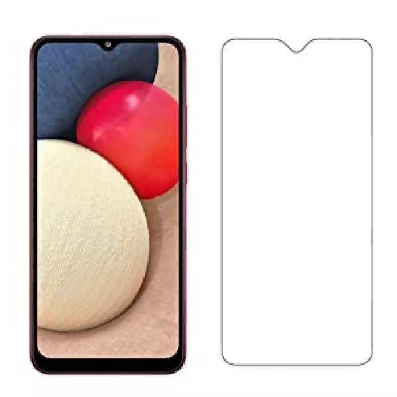 Evelatus Samsung Galaxy A02s 0,33mm Flat Clear Tempered Glass Screen Protector with Japan Glue Anti-Static
