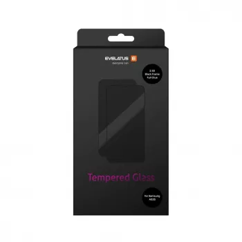 Evelatus Samsung Galaxy A02s 2.5D Full Cover Japan Glue Glass Anti-Static Screen Protector