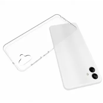 EVELATUS Samsung Galaxy A04E / A04 skaidrus silikoninis dėklas 1.5mm TPU permatomas