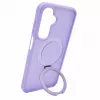Evelatus Samsung Galaxy A17 4G / A17 5G Shield dėklas su MagSafe ir stoveliu, matinis žiedas, levandų violetinė