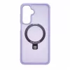 Evelatus Samsung Galaxy A17 4G / A17 5G Shield dėklas su MagSafe ir stoveliu, matinis žiedas, levandų violetinė