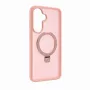 Evelatus Samsung Galaxy A37 / A36 Shield Case su MagSafe ir stoveliu, matinė šviesiai rožinė