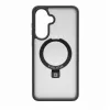 Evelatus Samsung Galaxy A37 / A36 Shield Case su MagSafe ir stovu, matinis dūminis pilkas