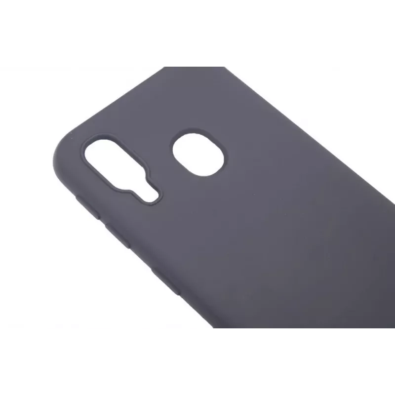 Evelatus Samsung Galaxy A40 Nano Silicone dėklas, Soft Touch TPU, juodas