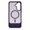 Evelatus Samsung Galaxy A57 guminis dėklas su MagSafe ir atramėle, violetinis