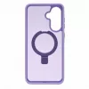 Evelatus Samsung Galaxy A57 apsauginis dėklas su MagSafe ir stoveliu, matinis žiedas, levandų violetinė