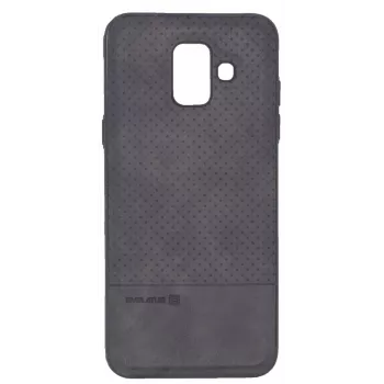 Evelatus Samsung Galaxy A6 2018 TPU Dėklas su Metaline Plokštele Magnetiniam Laikikliui Automobilyje Juodas