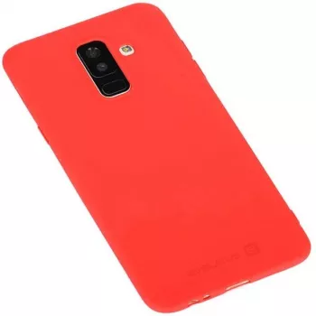Evelatus Samsung Galaxy A6 Plus 2018 Nano Silicone Case Soft Touch TPU Raudona