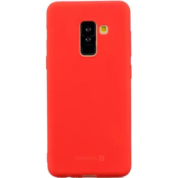 Evelatus Samsung Galaxy A6 Plus 2018 Nano Silicone Case Soft Touch TPU Raudona