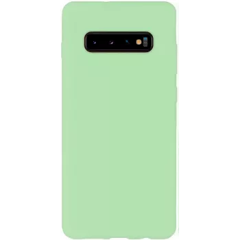 Evelatus Samsung Galaxy S10+ nano silikoninis dėklas Soft Touch TPU mėtų spalvos