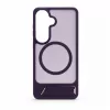 Evelatus Samsung Galaxy S26 guminis dėklas su MagSafe ir kojelė, violetinis