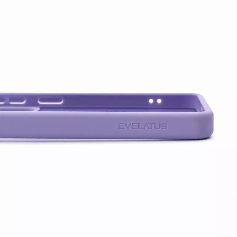 Evelatus Samsung Galaxy S26 Shield dėklas su MagSafe ir atrama, matinis žiedas, levandų violetinė