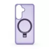 Evelatus Samsung Galaxy S26 Shield dėklas su MagSafe ir atrama, matinis žiedas, levandų violetinė
