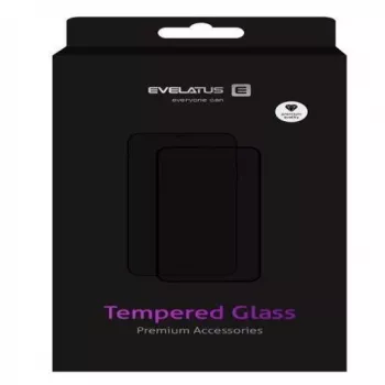 Evelatus Grūdinto stiklo apsauginis ekrano stikliukas, skirtas Huawei Y6P 2020, 0.33 mm plokščias skaidrus, Japan Glue, antistatinis