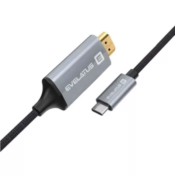Evelatus Universal Data Cable HDMI į Type C TPC04 juoda
