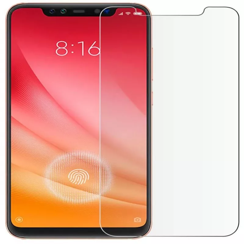 Evelatus Xiaomi Mi 8 0,33mm Flat Clear Tempered Glass Screen Protector su Japan Glue ir Anti-Static danga