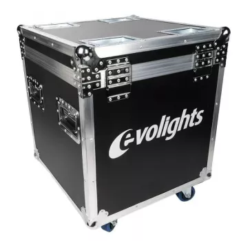 EVOLIGHTS LUMENO CASE 2IN1 Transporto dėklas 2x LUMENO LED PAR šviestuvams, kelioninis dėklas su ratukais