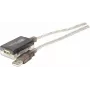 Exertis Connect 149213 USB 2.0 Type-A – Type-B laidas, 1,8 m, pilkas / permatomas