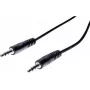 EXERTIS CONNECT 20m 3.5mm stereo jack audio kabelis, vyriškas-vyriškas, juodas 108572