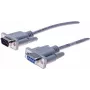 Exertis Connect 580241 serijinis kabelis, pilkas, 5 m, D-Sub DB-9