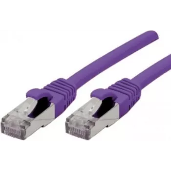 Exertis Connect 858516 Cat6a S/FTP tinklo kabelis, 1 m, violetinės spalvos, RJ45, 10 Gbps, 500 MHz
