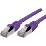 Exertis Connect 858516 Cat6a S/FTP tinklo kabelis, 1 m, violetinės spalvos, RJ45, 10 Gbps, 500 MHz
