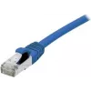 EXERTIS CONNECT Cat 6A S/FTP tinklo kabelis, mėlynas, 3,0 m, plonas snagless antgalis, LSZH 858455