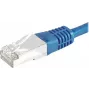 EXERTIS CONNECT Cat6 S/FTP PiMF tinklo kabelis, mėlynas, 0,7 m, plonas snagless apsauginis antgalis 856841