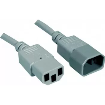 EXERTIS CONNECT IEC C14 į C13 maitinimo prailginimo kabelis, 1,8 m, pilkas, 10 A/250 V, H05VV-F 0,75 mm² 808140
