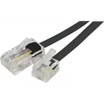EXERTIS CONNECT telefono adapterio kabelis, RJ11 male į RJ45 male, juodas, 15 m EXC911734