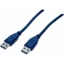 EXERTIS CONNECT USB 3.0 kabelis A male į A male 2m mėlynas 532477