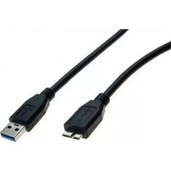 Exertis Connect USB 3.1 Gen 1 laidas, USB-A male to Micro-USB B male, 1 m, juodas 532473