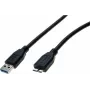 Exertis Connect USB 3.1 Gen 1 laidas, USB-A male to Micro-USB B male, 1 m, juodas 532473