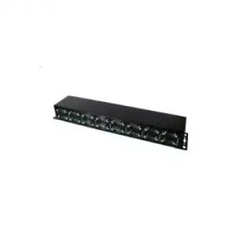 EXSYS EX-1316HMV 16 prievadų USB į RS-232 serijinis adapteris, Rackmount, FTDI lustas, 921.6 Kbps, metalinis korpusas