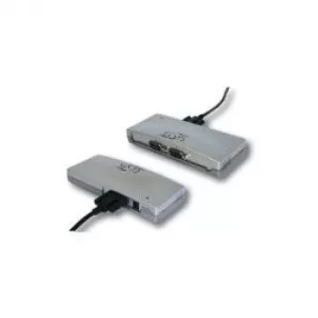 EXSYS EX-1334V Industrialus 4 prievadų USB į RS-232 serijinis adapteris su FTDI lustų rinkiniu, 15kV ESD apsauga, metalinis korpusas