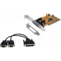EXSYS EX-43362 2 prievadų RS-232 PCI Express nuosekliojo ryšio valdiklio plokštė