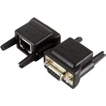 EXSYS EX-47961 RS-232 į RJ-45 konsolės kabelio adapteris, DB9 male į RJ45 male, 1,8m, juodas