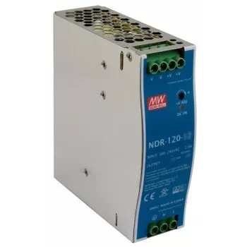 EXSYS EX-6975 DIN bėgių maitinimo šaltinis 120W 24V 5A pramoninis AC-DC keitiklis