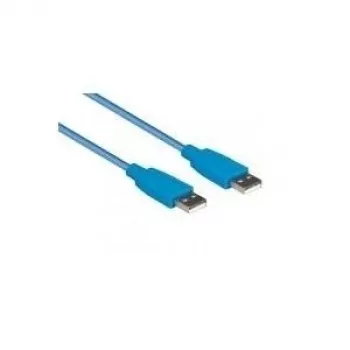 EXSYS EX-K1610-0.5 USB 3.2 Gen 1 kabelis, USB-A male to USB-A male, 0,5 m, mėlynas