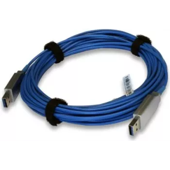 EXSYS EX-K1680 aktyvus USB 3.2 Gen 1 prailginimo kabelis, 10 m, USB-A vyriškas į moterišką, mėlynas